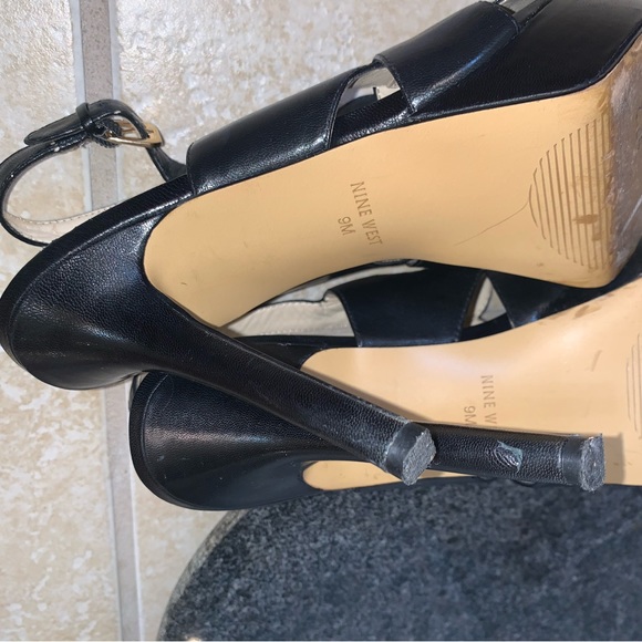 NINE WEST FONTINA platform stiletto heels women’s size 9 - Picture 16 of 17